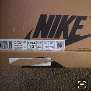 Nike Air Jordan 1 CMFT 2 Box with Black Logo